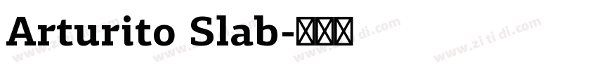 Arturito Slab字体转换